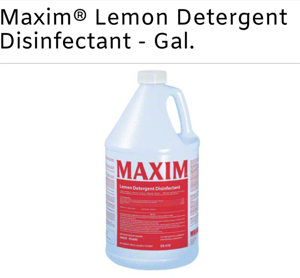 Maxim Lemon Disinfectant - Gal