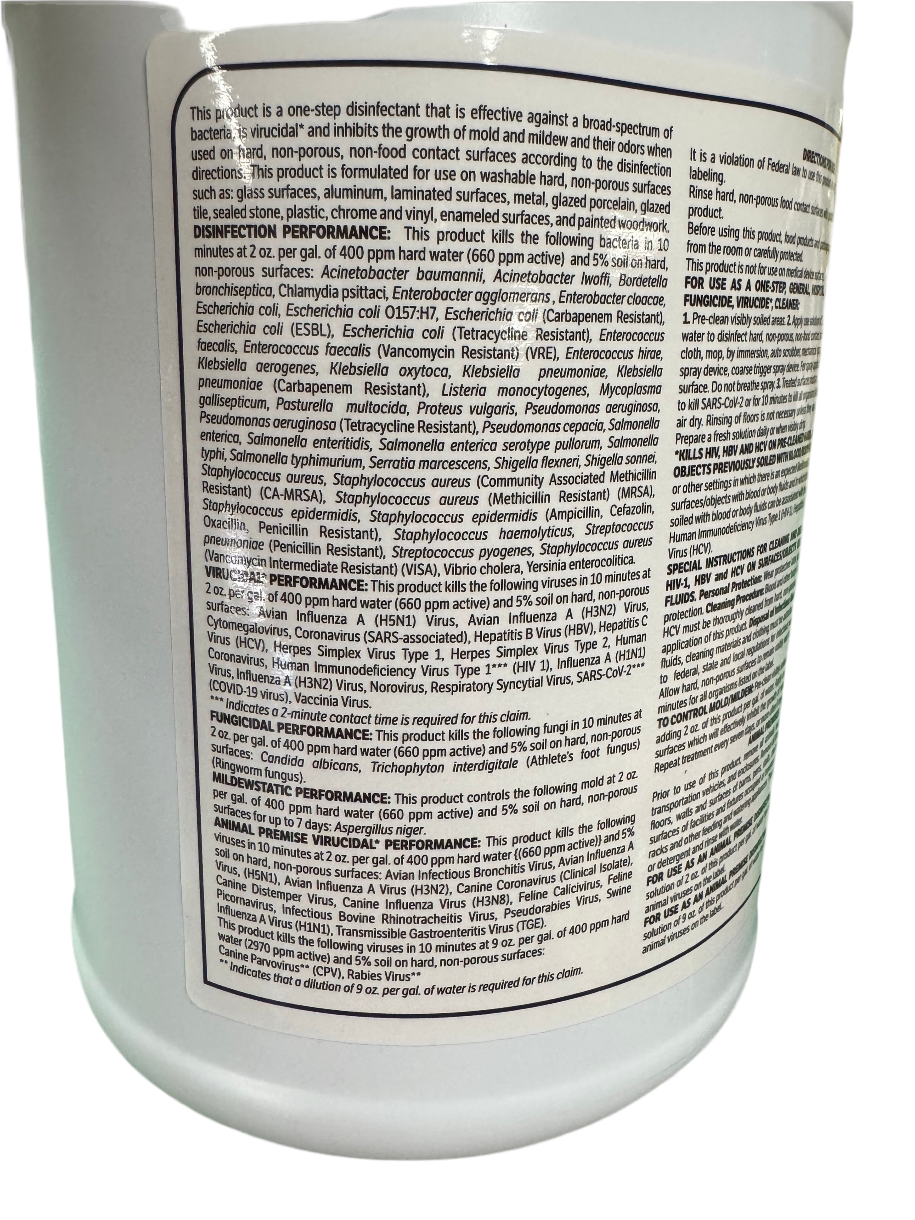 Lemon Zip Disinfectant 2 Gallon Bundle