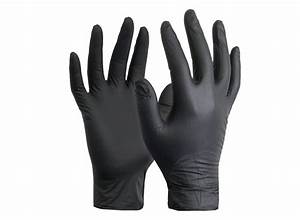 Black 5mil Nitrile Exam Gloves 100ct  box