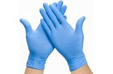 Exam Grade Blue Nitrile Powder Free Gloves 100ct box
